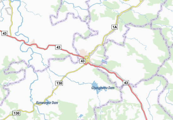 Mapa Ambikapur