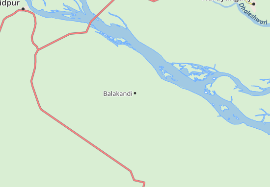 Mapa Balakandi
