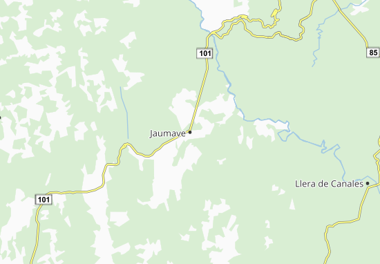 Karte Stadtplan Jaumave