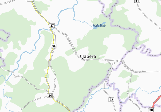 Mapa Jabera