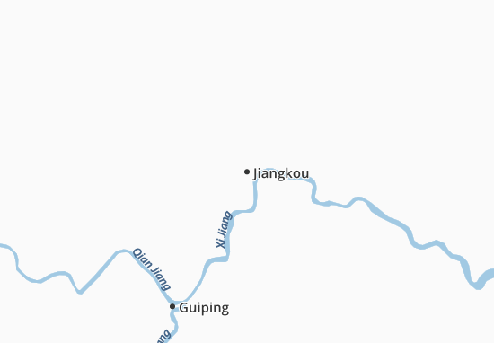 Mapa Jiangkou