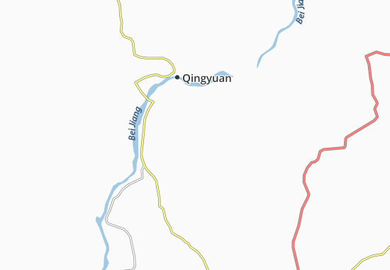 Karte Stadtplan Yinzhanao