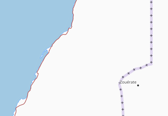 Mapa Oued Ed Dahab