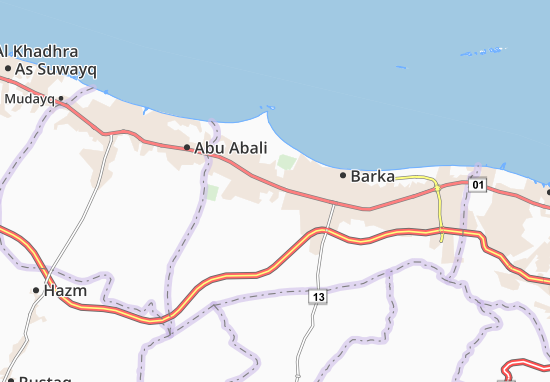 Mapa Nakhal