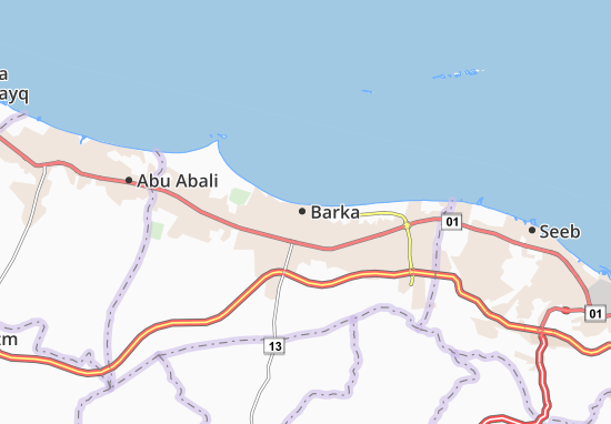 Mapa Barka