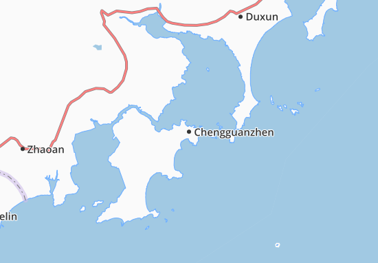 Karte Stadtplan Chengguanzhen