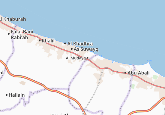 Mapa Wadi Al Maawil