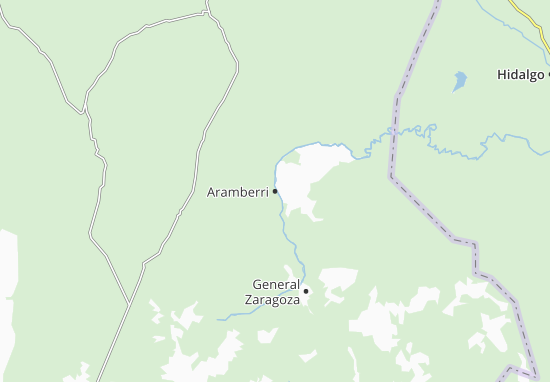 Karte Stadtplan Aramberri