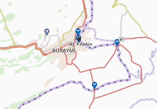 Karte Stadtplan Al Aras
