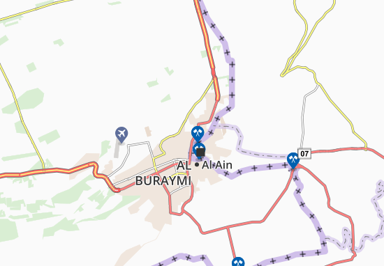 Karte Stadtplan Al Mergab