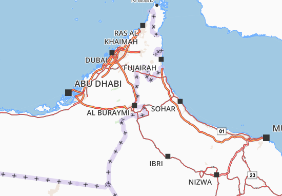 Karte Stadtplan Al Buraymi