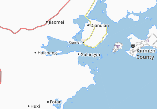 Karte Stadtplan Gulangyu