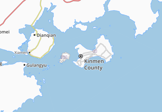 Karte Stadtplan Kinmen County