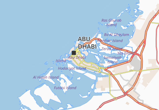 Karte Stadtplan Al Dhafrah 55