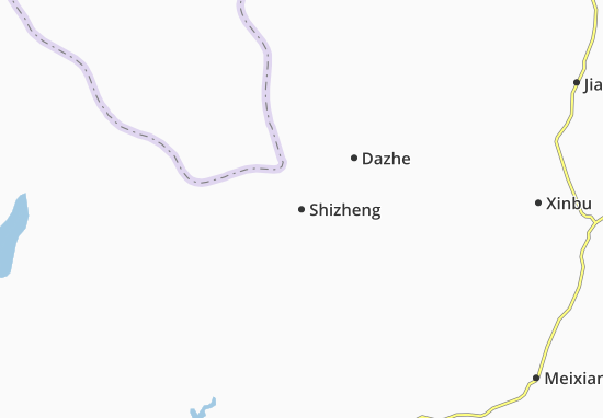 Karte Stadtplan Shizheng