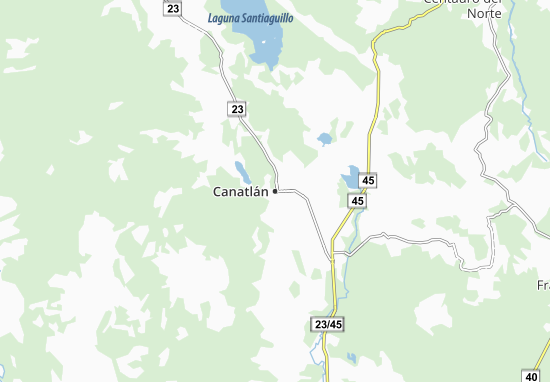 Mapa Canatlán