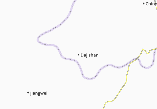 Mapa Dajishan