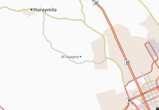 Al Uyayna Map