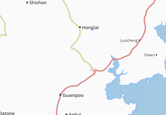 Mapa Fengzhou