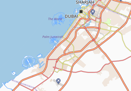 Karte Stadtplan Al Barshaa Third