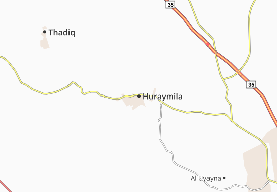 Mapa Huraymila