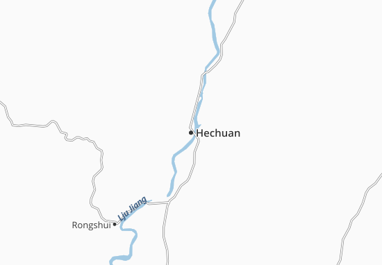 Karte Stadtplan Hechuan