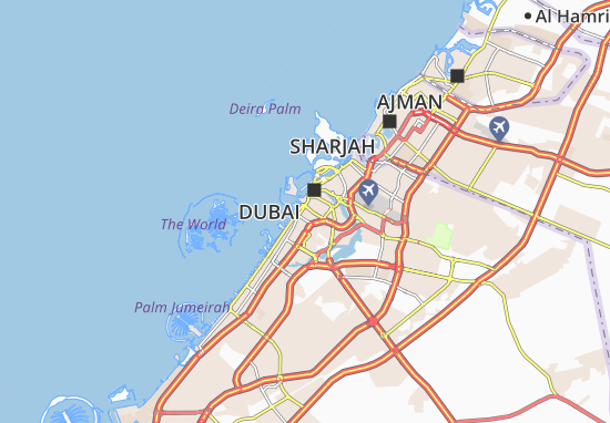 Kaart Plattegrond Al Hudaiba