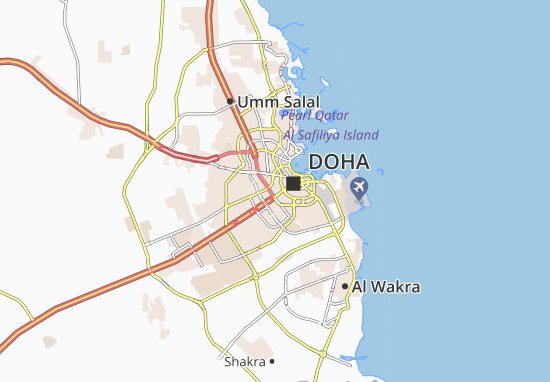 Karte Stadtplan Al Sadd 39