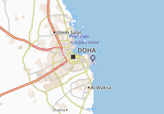 Karte Stadtplan Doha International Airport 48