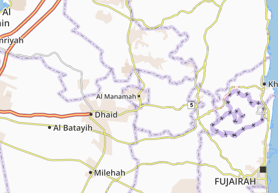 Kaart Plattegrond Al Manamah