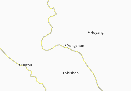Karte Stadtplan Yongchun