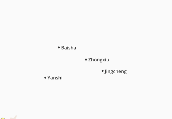 Mapa Zhongxiu