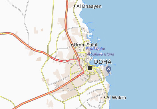 Karte Stadtplan Umm Lekhba