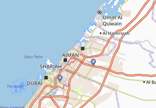 Karte Stadtplan Al Azra