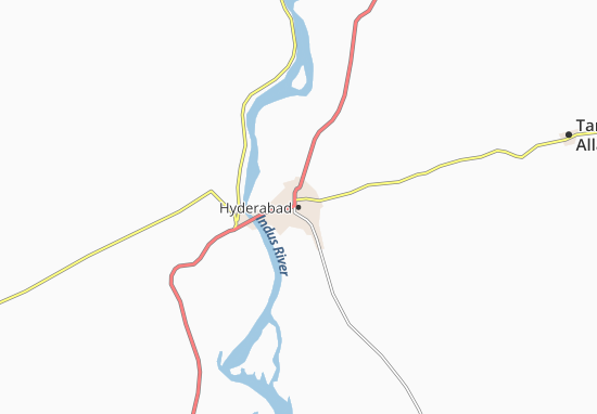 Mapa Hyderabad