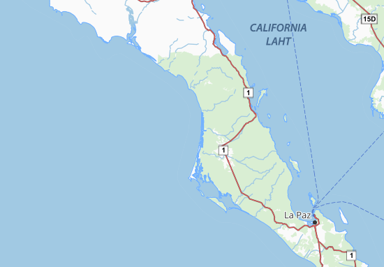 Mapa Baja California Sur