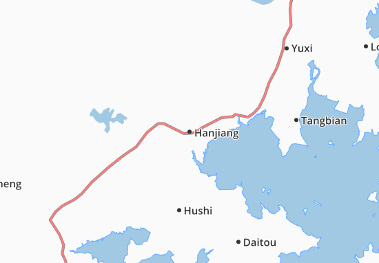 Kaart Plattegrond Hanjiang