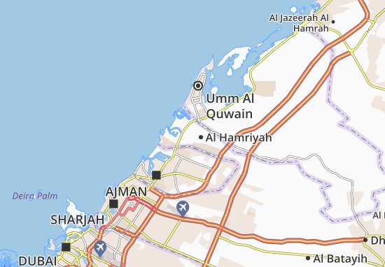 Karte Stadtplan Al Hamriyah
