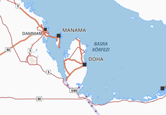 Karte Stadtplan Al Dhaayen