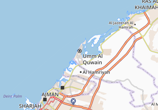 Kaart Plattegrond Al Humrah Area-D