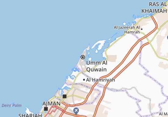 Karte Stadtplan Al Dar Al Baida Area-B