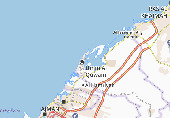 Karte Stadtplan Al Khor Area
