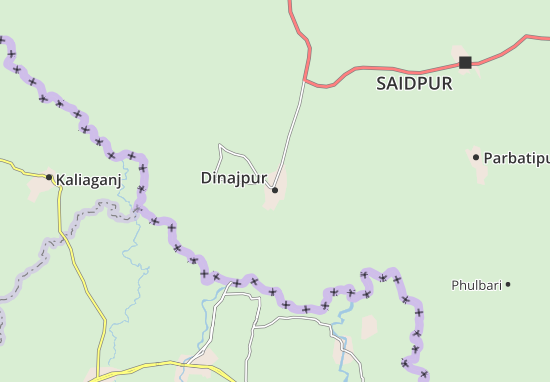 Carte-Plan Dinajpur