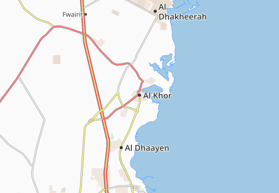 Mapa Al Khor