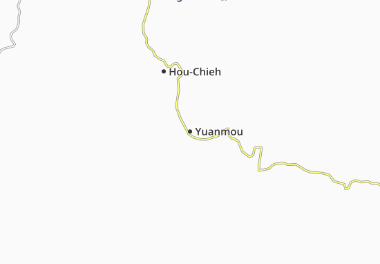 Mapa Yuanmou