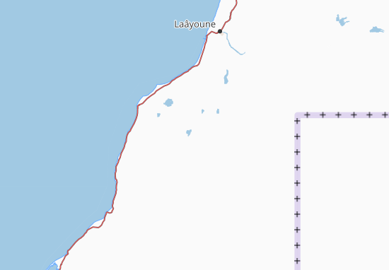 Mapa Boujdour