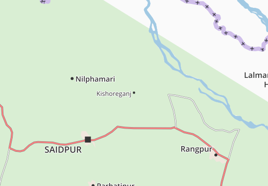 Karte Stadtplan Kishoreganj