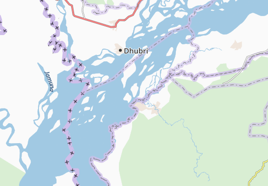 Carte-Plan Phulbari