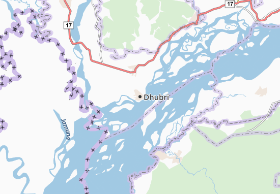 Dhubri Map