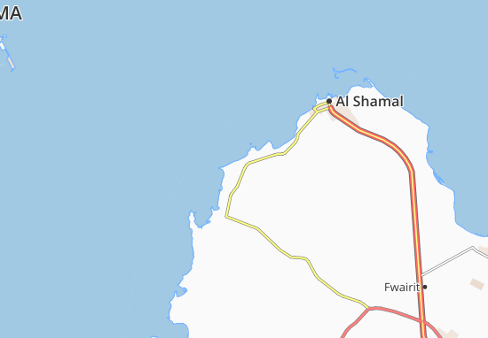 Mapa Al Areesh